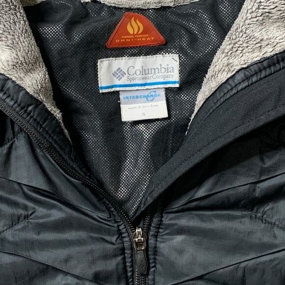 Columbia Omni Heat Winter Jacket Women’s Size Small Puffer Coat Black - Picture 6 of 8